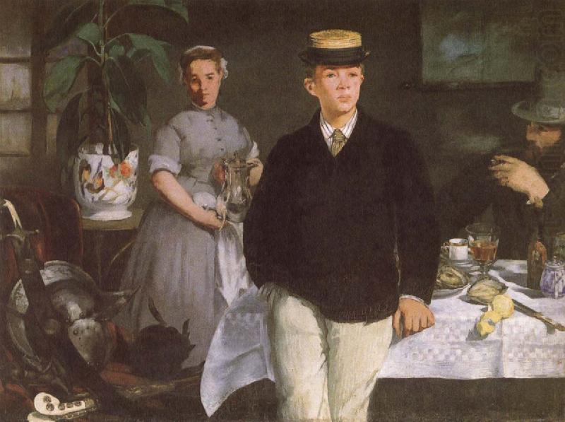 Luncheon in the studio, Edouard Manet